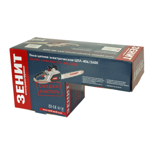Электрическая цепная пила Зенит ЦПЛ-406/2600