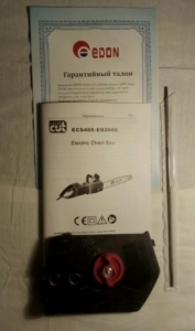 Электропила Edon ECS405-ED2600 Безмасляная