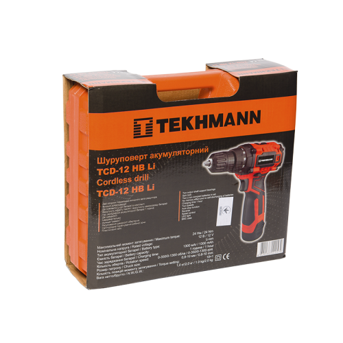 Шуруповерт аккумуляторный Tekhmann TCD-12 HB Li