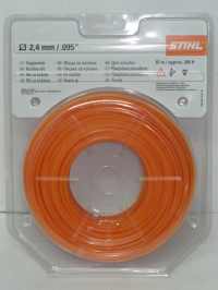 Леска квадратная Stihl 2.4мм*87м