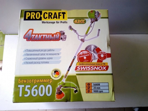 Мотокоса Procraft T-5600 (4-х тактная)