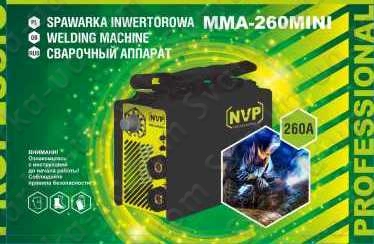 СВАРОЧНЫЙ ИНВЕРТОР NVP ММА-260 MINI