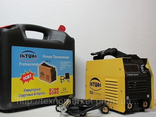 Сварочный инвертор Shyuan MMA 250 в чемодане