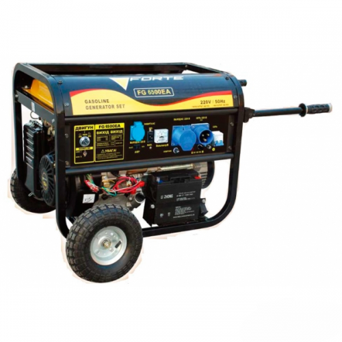 Бензиновый генератор Forte FG 6500EA с блоком автоматики