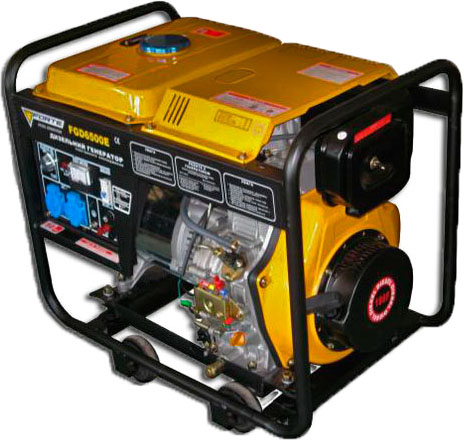 Дизельный генератор Forte FGD 6500E со стартером